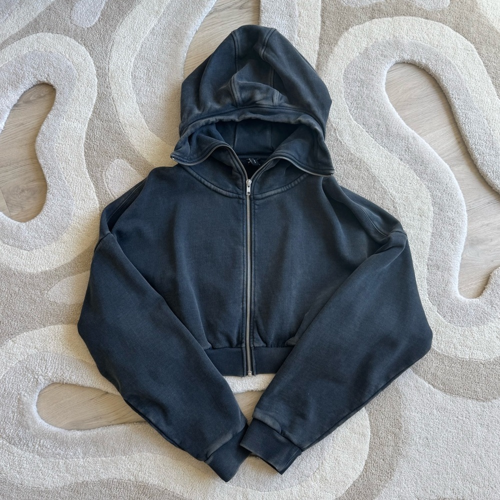 ENTIRE STUDIOS Cropped Full Zip Jacket